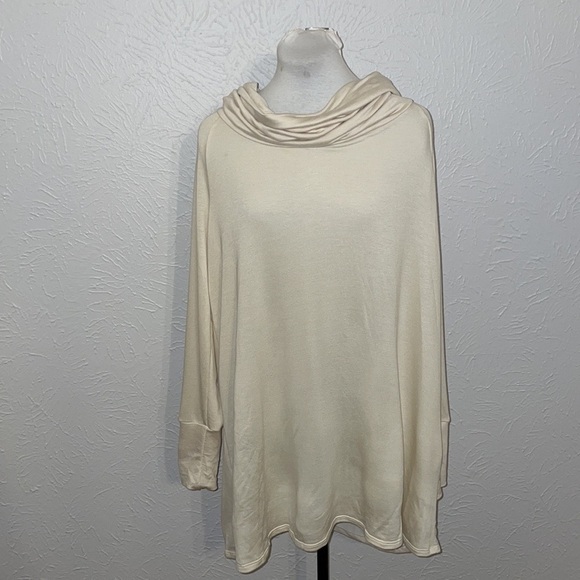 Agnes & Dora Convertible Cowl Neck Tunic Clay NWT Large (12/14) - Picture 3 of 11